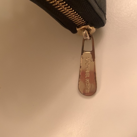 Michael Kors Black Leather Wallet - Picture 4 of 7